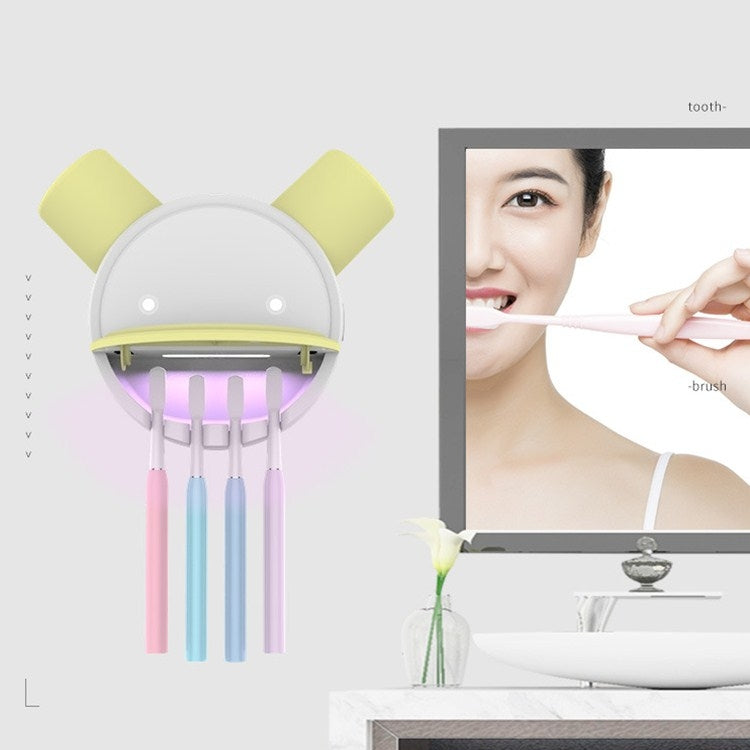 Sunflower Toothbrush Sterilization Rack Intelligent Ultraviolet Toothbrush Sterilizer Rack(Blue)