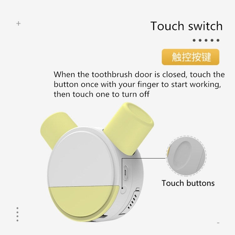 Sunflower Toothbrush Sterilization Rack Intelligent Ultraviolet Toothbrush Sterilizer Rack(Blue)
