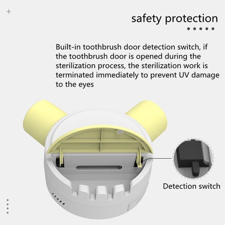 Sunflower Toothbrush Sterilization Rack Intelligent Ultraviolet Toothbrush Sterilizer Rack(Blue)