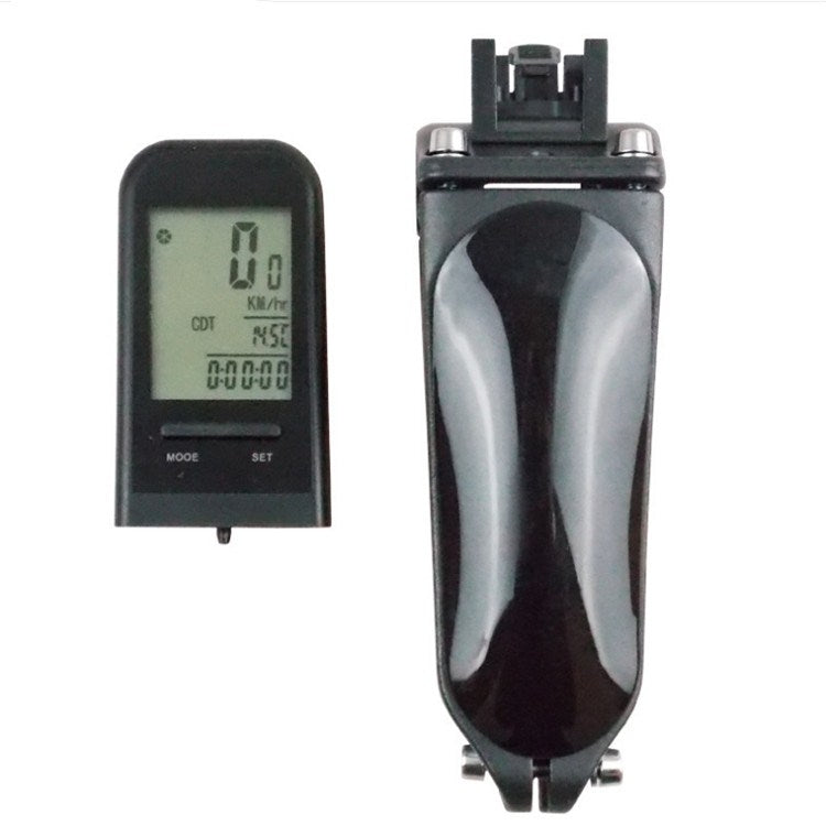 Bicycle Chronograph Stem Mountain Bike Wireless Chronograph Stem LCD Luminous LCD Large Screen