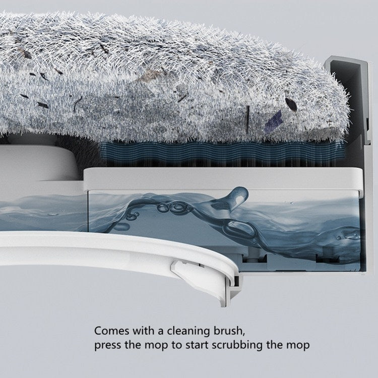 Single Bucket washing And Spinning Rotary Mop, Color:Blue