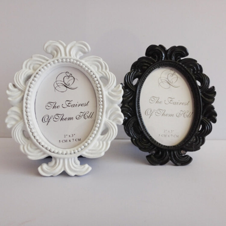 2 PCS Floral Photo  Round  Picture Frame Holder Wedding Home Decor