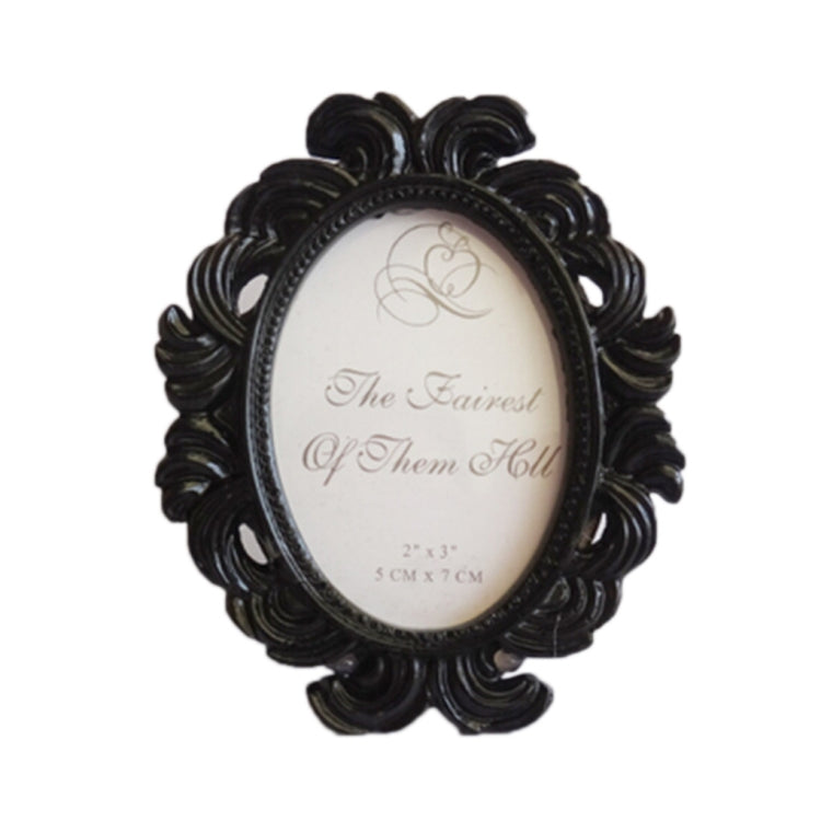 2 PCS Floral Photo  Round  Picture Frame Holder Wedding Home Decor