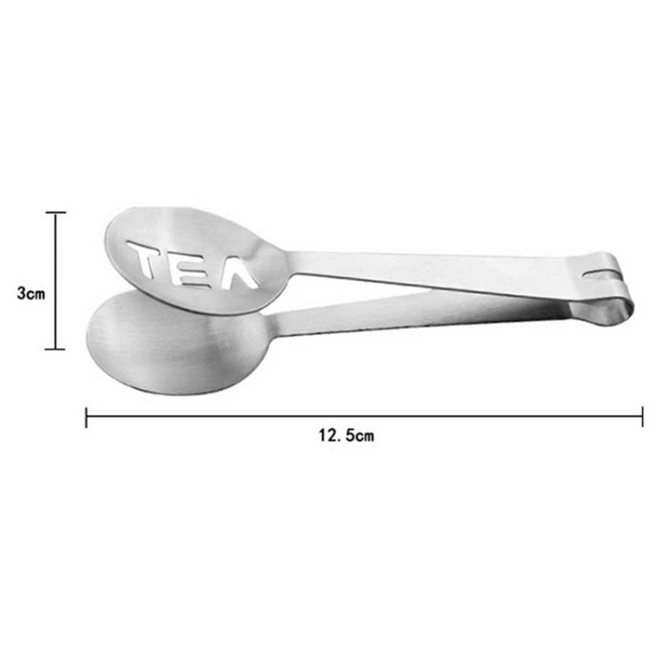 2 PCS Stainless Steel Household Tea Bag Holder