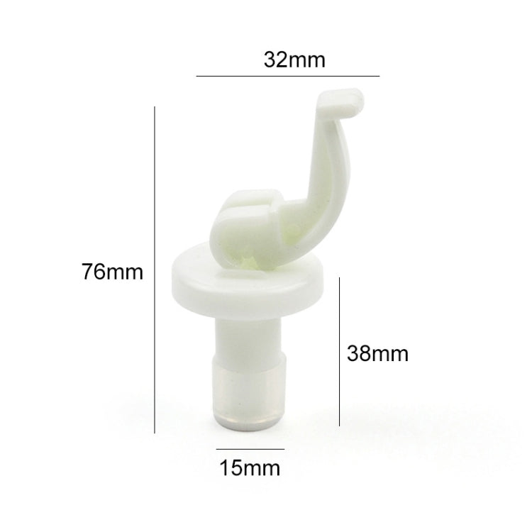 2 Sets Plastic Wine Corks Manually Press Down the Wine Stopper