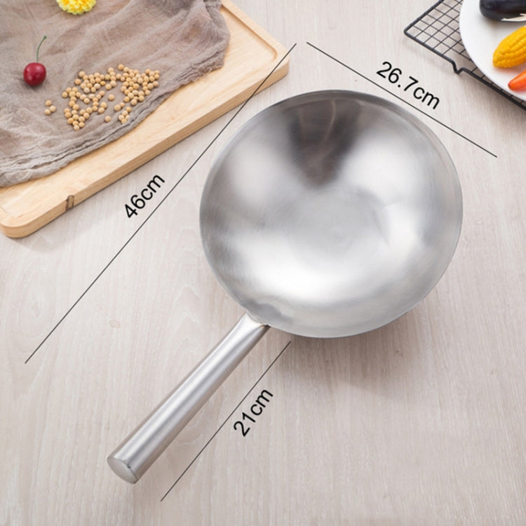 Stainless Steel Kitchen Spoon Water Spoon Large Scoop, Size:26cm