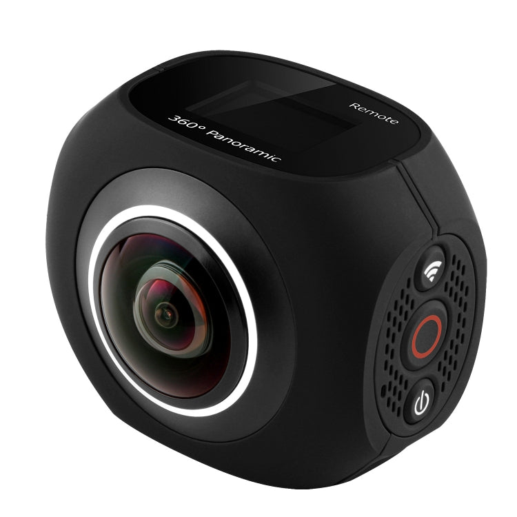 4K Panoramic Camera VR HD Dual Lens 360 Degree Motion Camera 720 Degree Outdoor Camera PANO360(Black)