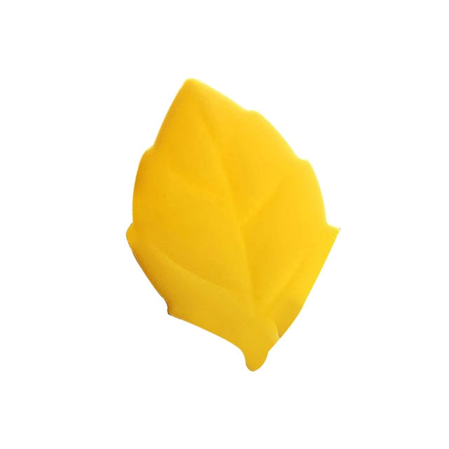 2 PCS Travel Outdoor Leaf Shape Creative Portable Silicone Wash Cup