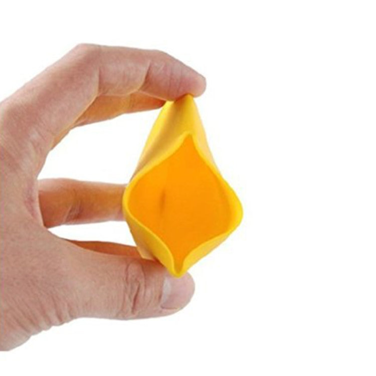 2 PCS Travel Outdoor Leaf Shape Creative Portable Silicone Wash Cup