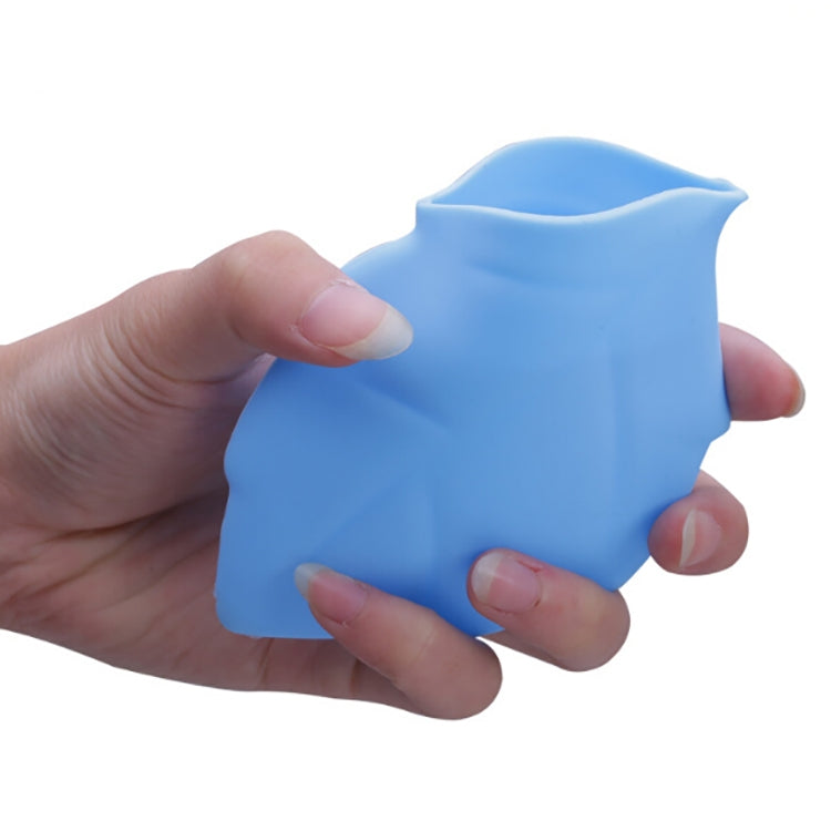 2 PCS Travel Outdoor Leaf Shape Creative Portable Silicone Wash Cup