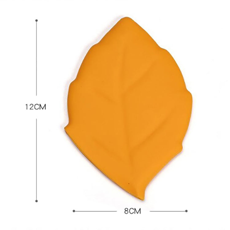 2 PCS Travel Outdoor Leaf Shape Creative Portable Silicone Wash Cup