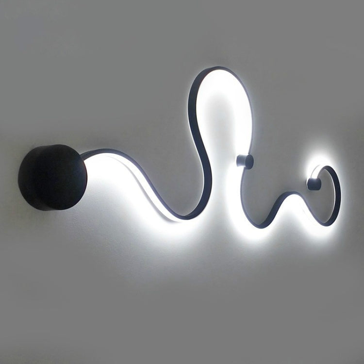 Light Rail Modern Minimalist Living Room Bedroom Bedside Aisle Showroom LED Wall Lamp, Color:Three-color Dimming