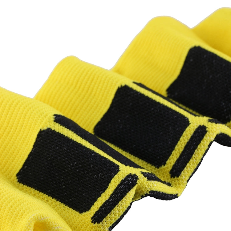 Unisex Sports Stockings Running Cycling Socks Compression Socks, Color:Yellow, Size:S / M