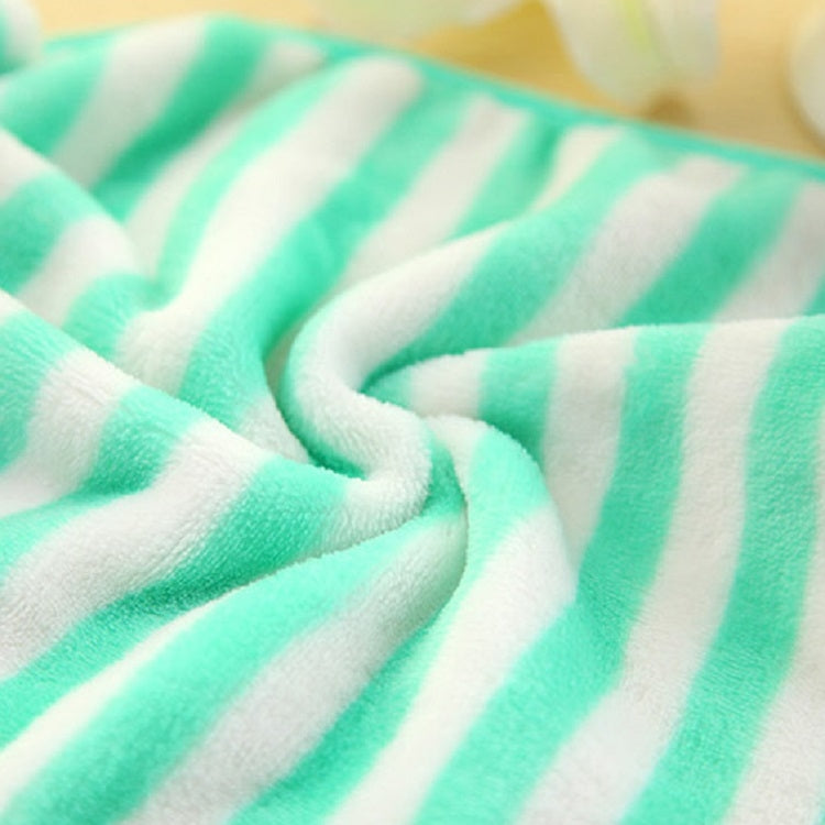 Bow Hanging Coral Fleece Towel Super Absorbent No Hair Loss Cloth