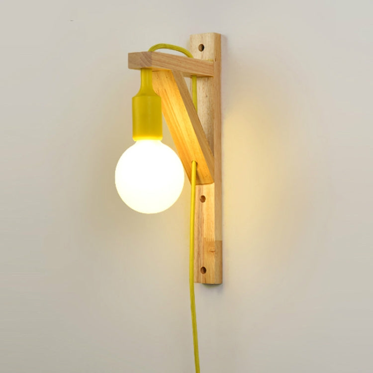 Simple Wooden Staircase Aisle Living Room Wall Lamp without Light Source