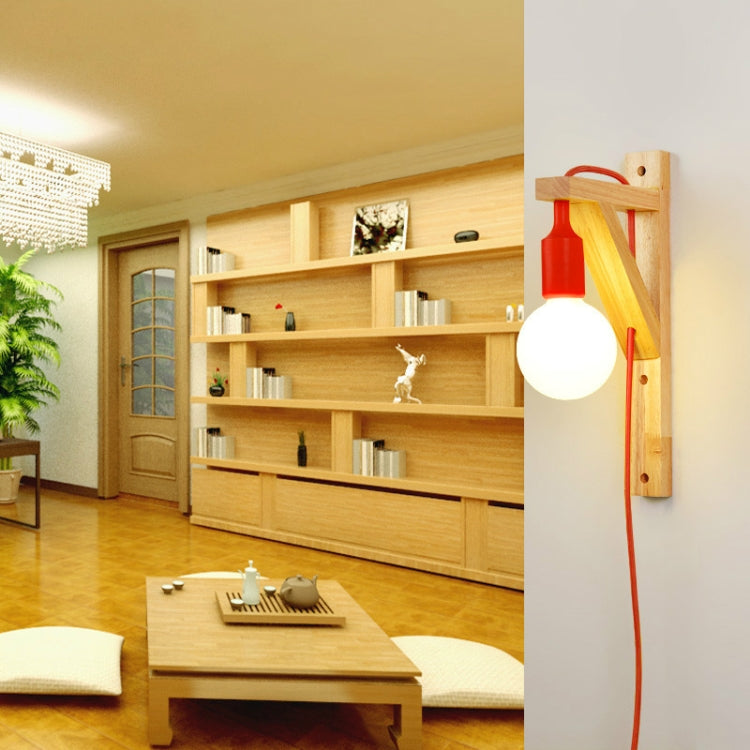 Simple Wooden Staircase Aisle Living Room Wall Lamp without Light Source