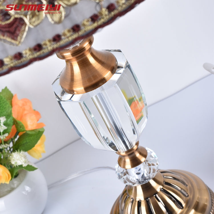 Romantic Style Minimalist Crystal LED Desk Lamp