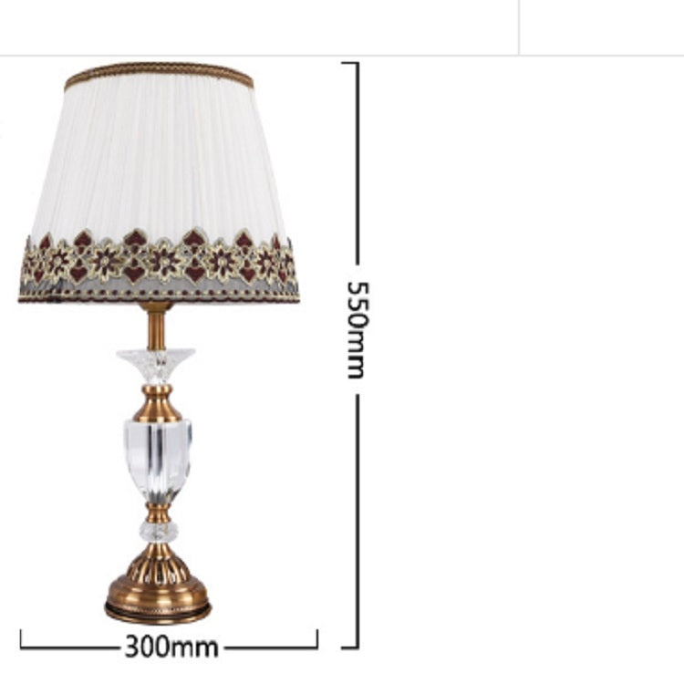 Romantic Style Minimalist Crystal LED Desk Lamp
