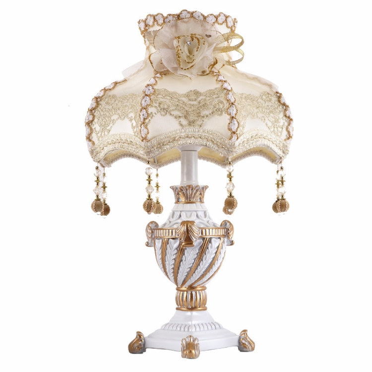 Creative Bedroom Princess Room Warm Table Lamp Home Decoration Light, Style:Palace Style