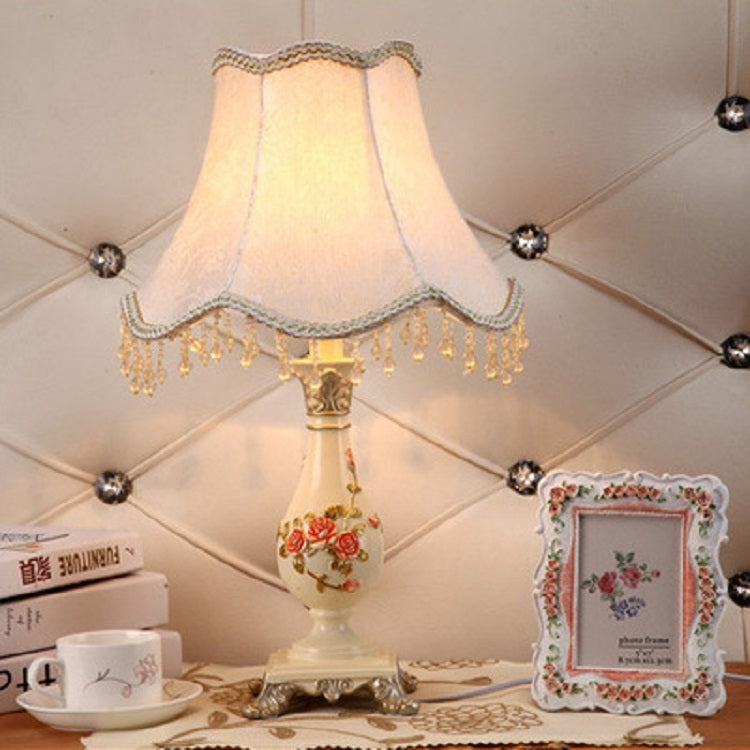 Creative Bedroom Princess Room Warm Table Lamp Home Decoration Light, Style:Simple Style