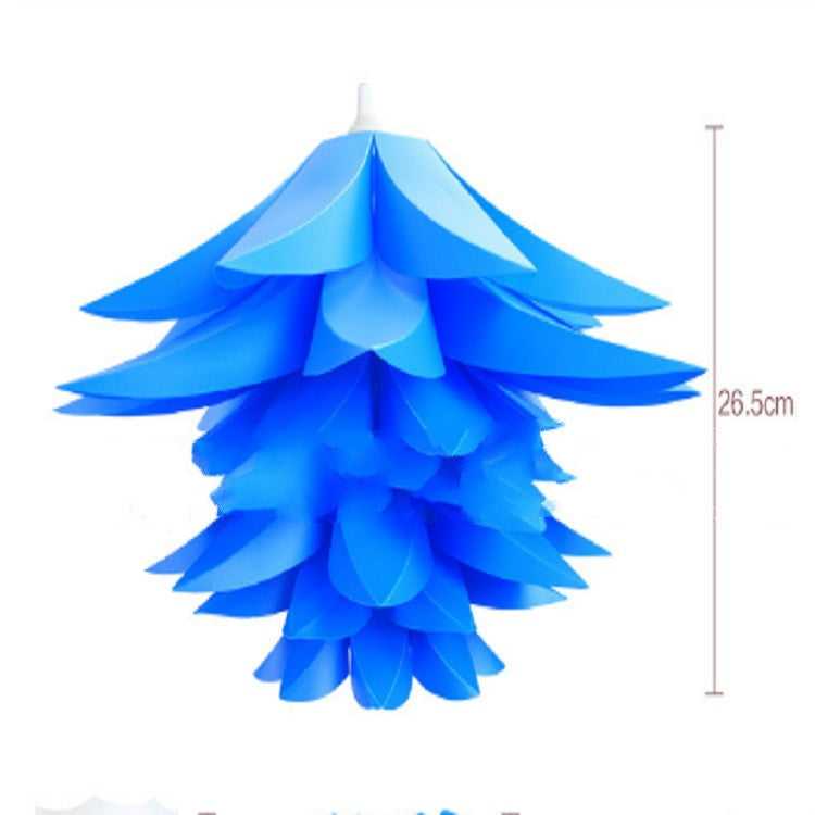 Fashion and Environmentally Fashion Lotus LED Chandelier Lampshade, Random Color Delivery
