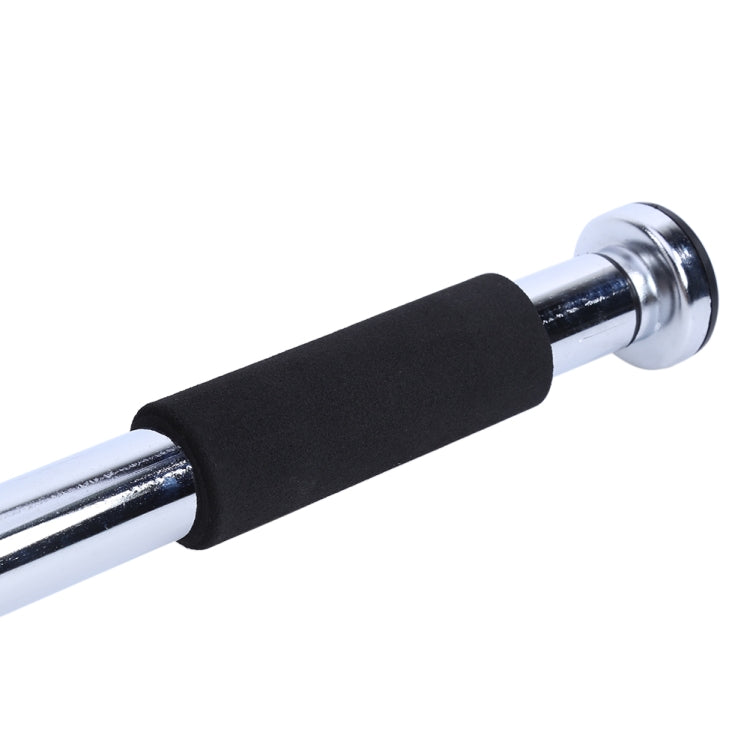 Home Gym Sports Fitness Equipment Home Pull-up Horizontal Bar(Silver White)