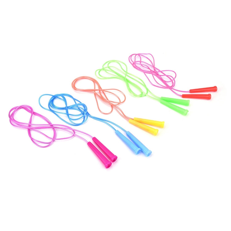 10 PCS Children Plastic Rope Skipping Household Simple Skipping Rope, Length: About 2.5m, Random Color Delivery