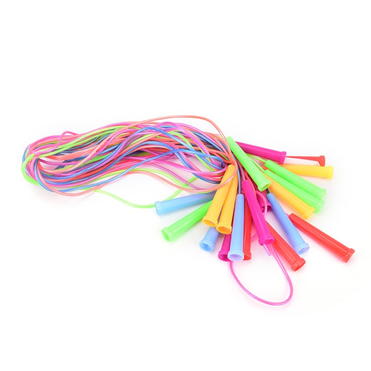 10 PCS Children Plastic Rope Skipping Household Simple Skipping Rope, Length: About 2.5m, Random Color Delivery