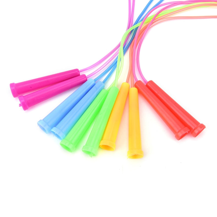 10 PCS Children Plastic Rope Skipping Household Simple Skipping Rope, Length: About 2.5m, Random Color Delivery