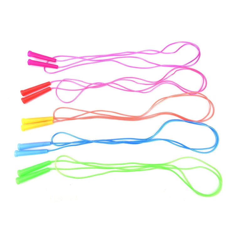 10 PCS Children Plastic Rope Skipping Household Simple Skipping Rope, Length: About 2.5m, Random Color Delivery