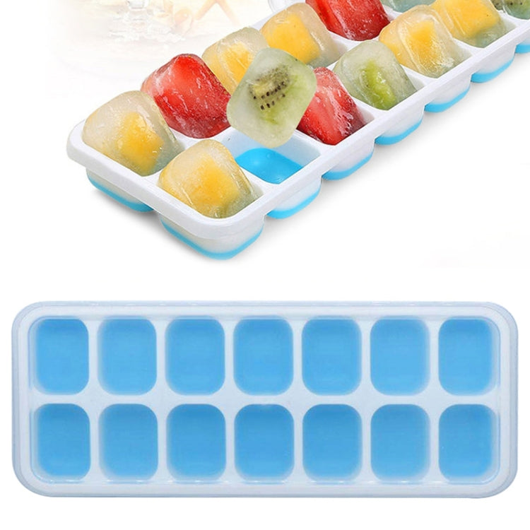 5 PCS 14 Grid Silicone Ice Grid Household Square Ice Grid Silicone Mold With Lid