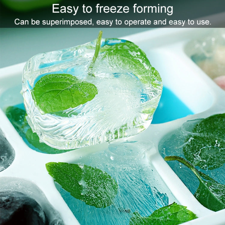 5 PCS 14 Grid Silicone Ice Grid Household Square Ice Grid Silicone Mold With Lid