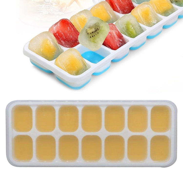 5 PCS 14 Grid Silicone Ice Grid Household Square Ice Grid Silicone Mold With Lid