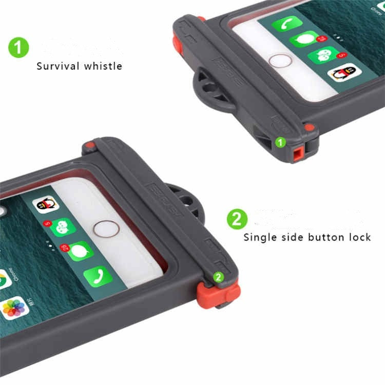 For Smart Phones Below 6.9 Inch IPX8 Waterproof Phone Case