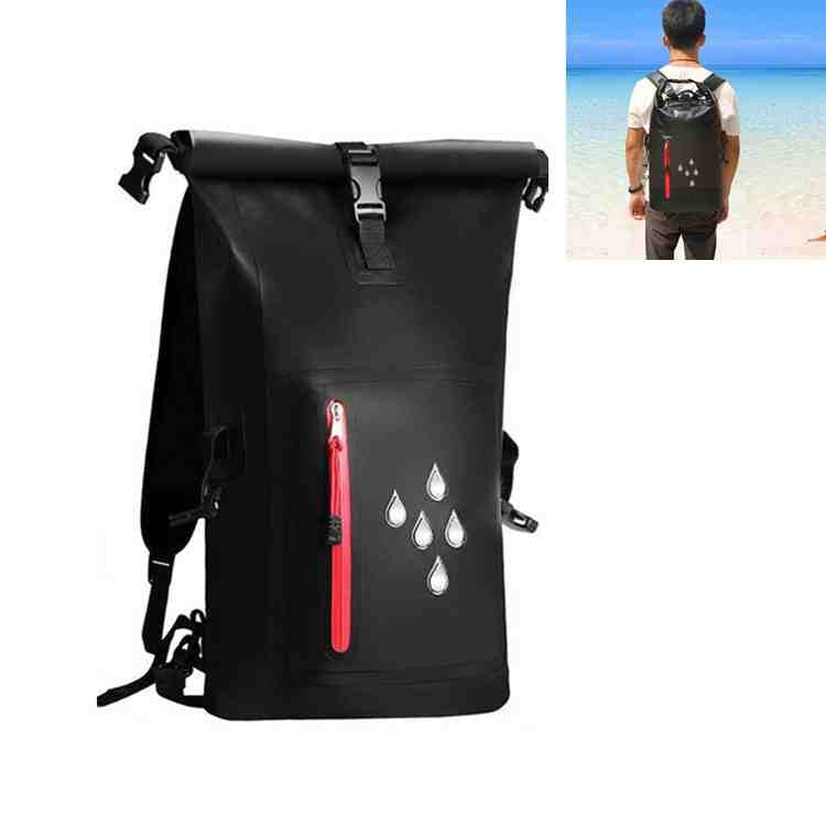 25L Waterproof Backpack Waterproof Bucket Bag With Reflective Strip
