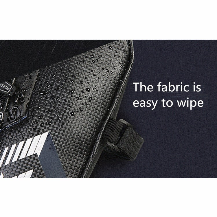 Bicycle Bag Riding Water Bottle Tail Bag Waterproof Mountain Bike Rear Bag, Style:Basic(Dark Blue)