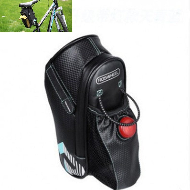 Bicycle Bag Riding Water Bottle Tail Bag Waterproof Mountain Bike Rear Bag, Style:Upgraded Models