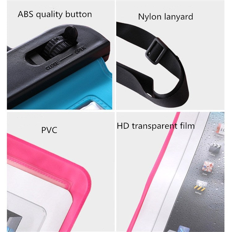 2 PCS Multipurpose Single Shoulder Outdoor Transparent Waterproof Bag for Mobile Phone Small Objects