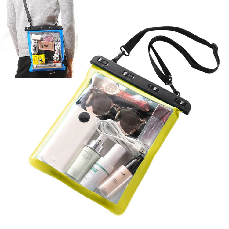 2 PCS Multipurpose Single Shoulder Outdoor Transparent Waterproof Bag for Mobile Phone Small Objects