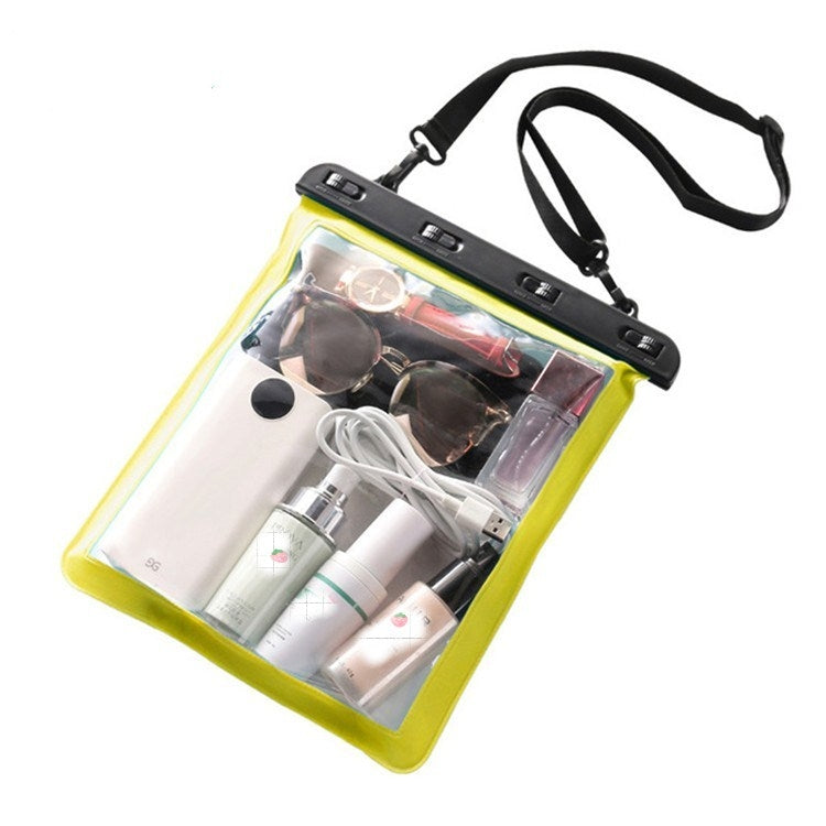 2 PCS Multipurpose Single Shoulder Outdoor Transparent Waterproof Bag for Mobile Phone Small Objects