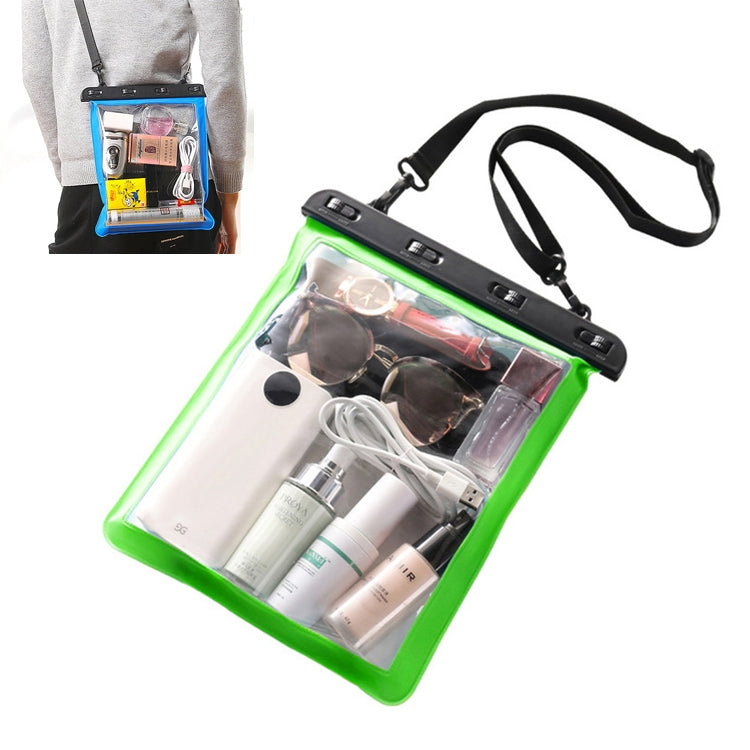 2 PCS Multipurpose Single Shoulder Outdoor Transparent Waterproof Bag for Mobile Phone Small Objects