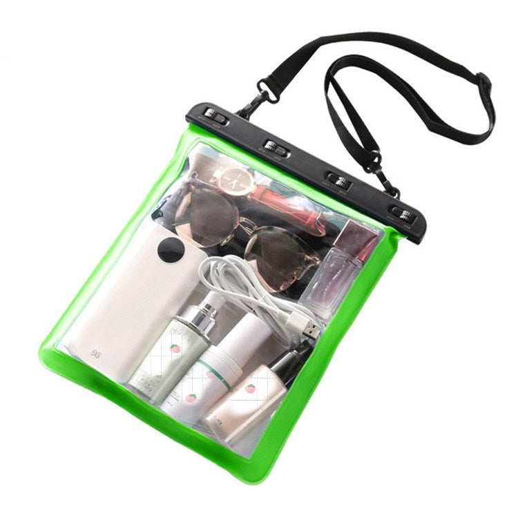 2 PCS Multipurpose Single Shoulder Outdoor Transparent Waterproof Bag for Mobile Phone Small Objects