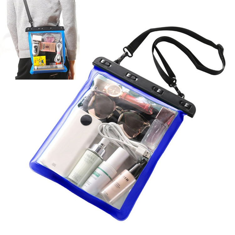 2 PCS Multipurpose Single Shoulder Outdoor Transparent Waterproof Bag for Mobile Phone Small Objects
