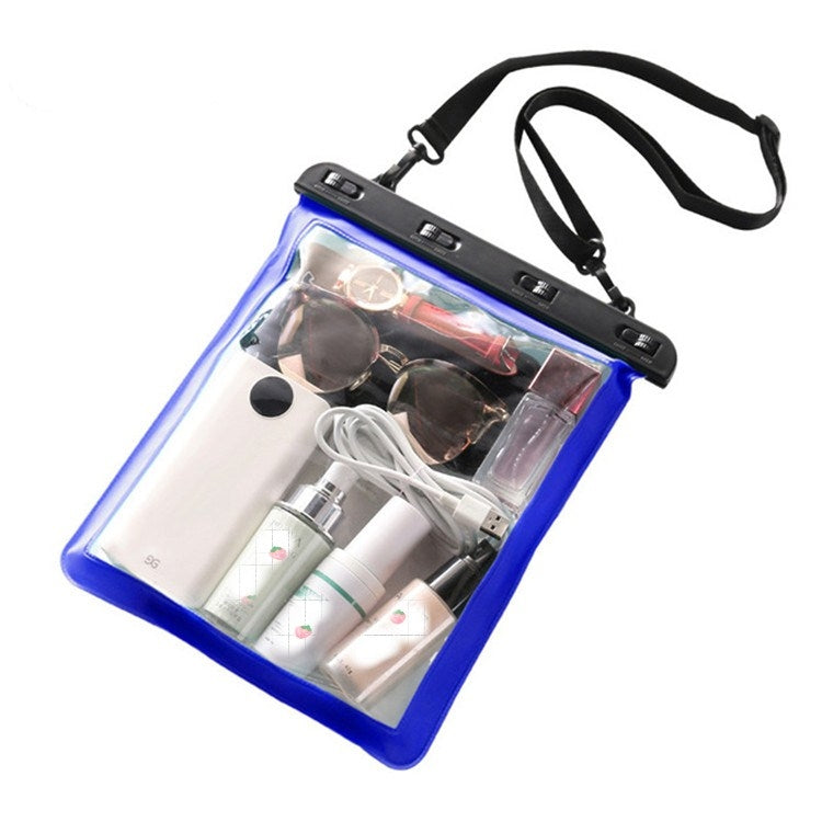 2 PCS Multipurpose Single Shoulder Outdoor Transparent Waterproof Bag for Mobile Phone Small Objects