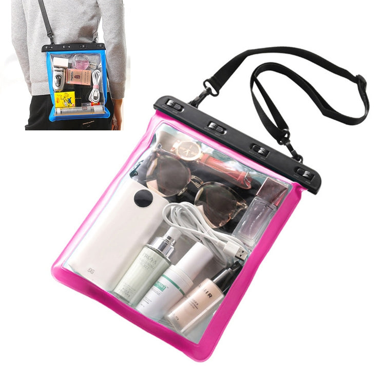 2 PCS Multipurpose Single Shoulder Outdoor Transparent Waterproof Bag for Mobile Phone Small Objects