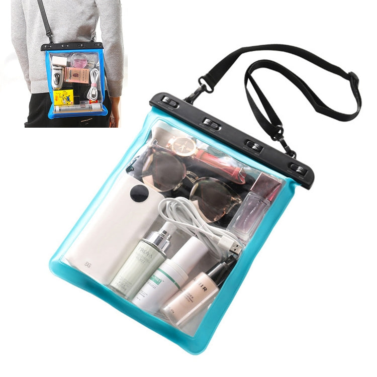 2 PCS Multipurpose Single Shoulder Outdoor Transparent Waterproof Bag for Mobile Phone Small Objects