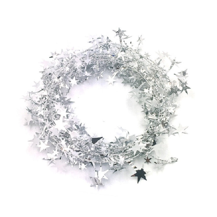 5m Christmas Rattan Five-pointed Star Color Christmas Decoration