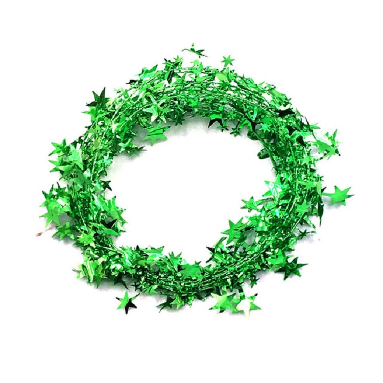 5m Christmas Rattan Five-pointed Star Color Christmas Decoration