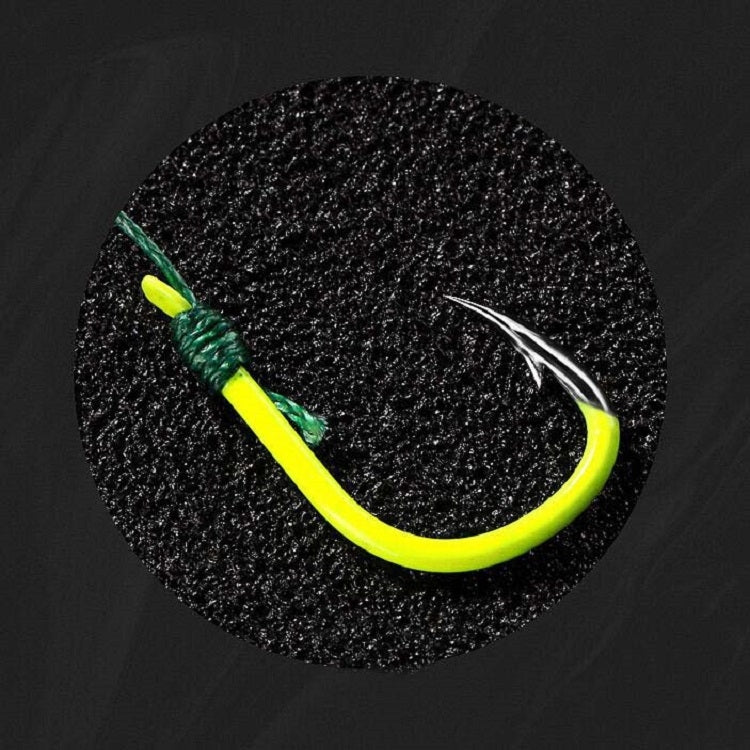 15 PCS / 3 Sets Stranded Double Hook Anti-winding Silver Carp Fishing Group Spring Fishing Hook, Specification:8(Fluorescent Hook)