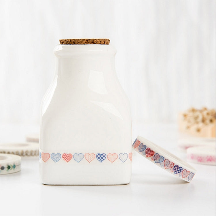 3 Rolls Thin Section Line Paper Tape Hand Book Border Decorative Fresh Narrow Sticker